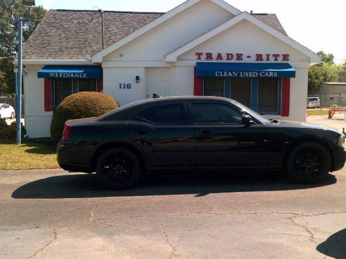 2008 Brilliant Black Crystal Pearl /Dark Slate Gray Leather Interior Dodge Charger R/T (2B3KA53H38H) with an 5.7L V8 OHV 16V engine, 5-Speed Automatic transmission, located at 116 N. Frazier Street, Conroe, TX, 77301, (936) 647-0690, 30.308662, -95.460480 - Photo#0