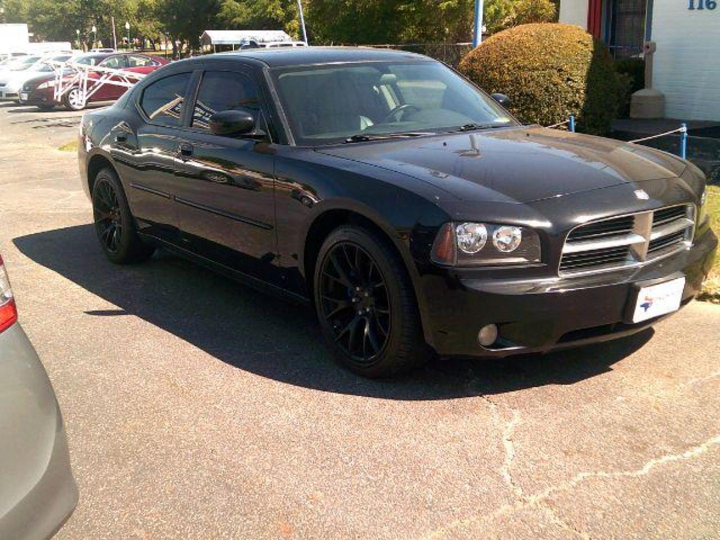 2008 Brilliant Black Crystal Pearl /Dark Slate Gray Leather Interior Dodge Charger R/T (2B3KA53H38H) with an 5.7L V8 OHV 16V engine, 5-Speed Automatic transmission, located at 116 N. Frazier Street, Conroe, TX, 77301, (936) 647-0690, 30.308662, -95.460480 - Photo#1