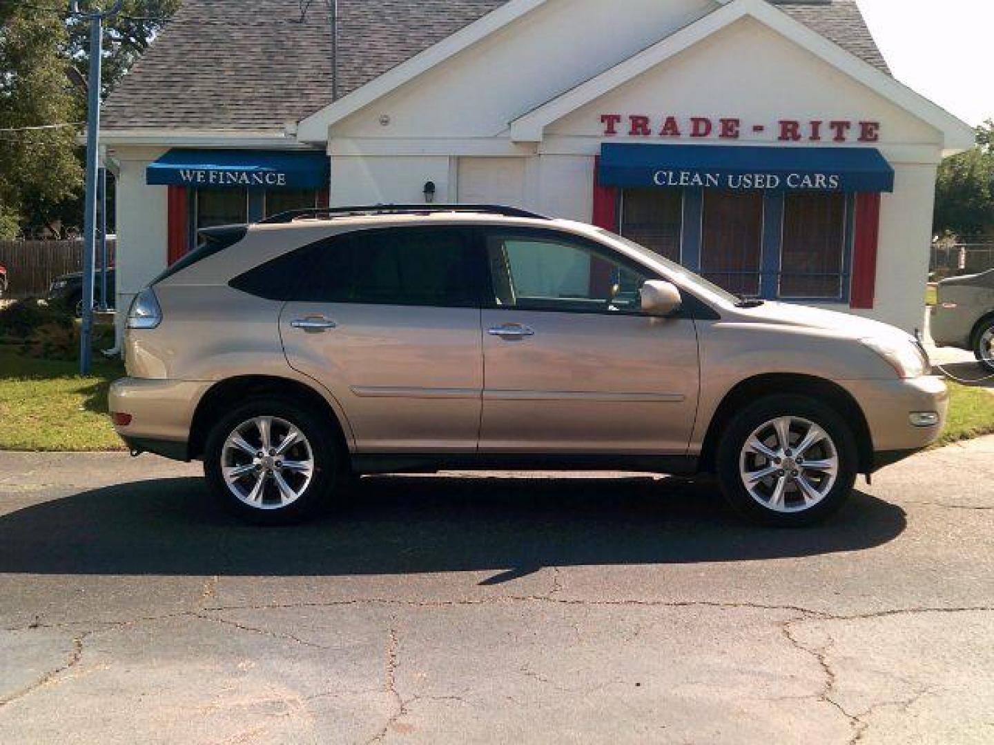 2009 Golden Almond Metallic /Ivory Leather Interior Lexus RX 350 AWD (2T2HK31U69C) with an 3.5L V6 DOHC 24V engine, 5-Speed Automatic transmission, located at 116 N. Frazier Street, Conroe, TX, 77301, (936) 647-0690, 30.308662, -95.460480 - Photo#0