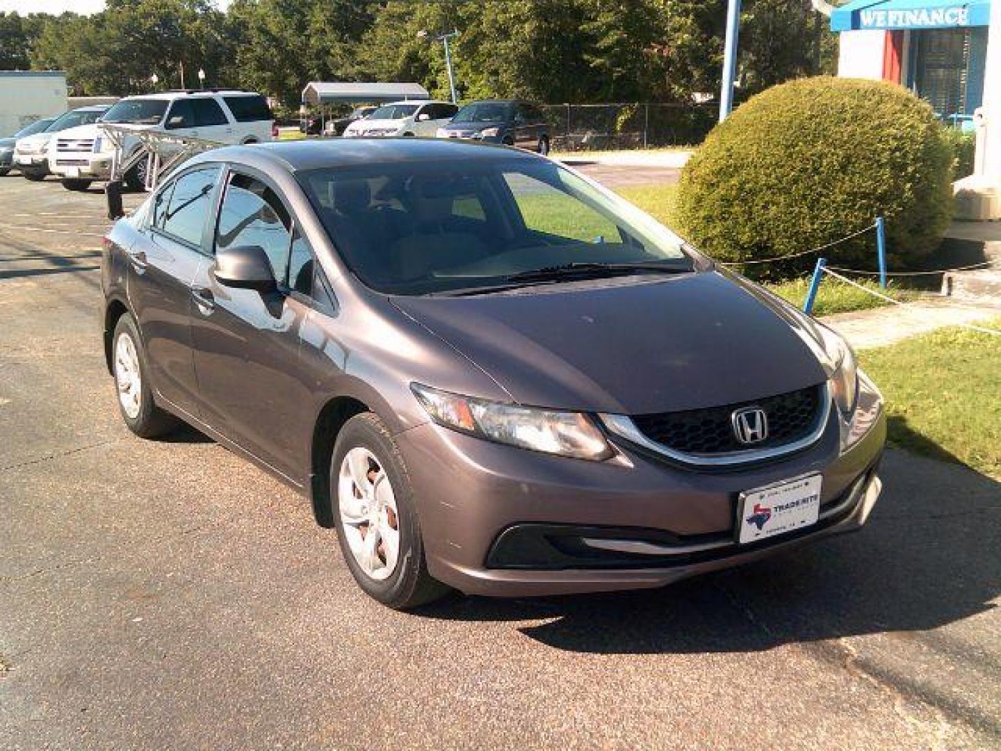 2013 Urban Titanium Metallic /Stone Cloth Interior Honda Civic LX Sedan 5-Speed AT (2HGFB2F57DH) with an 1.8L L4 SOHC 16V engine, 5-Speed Automatic transmission, located at 116 N. Frazier Street, Conroe, TX, 77301, (936) 647-0690, 30.308662, -95.460480 - Photo#1