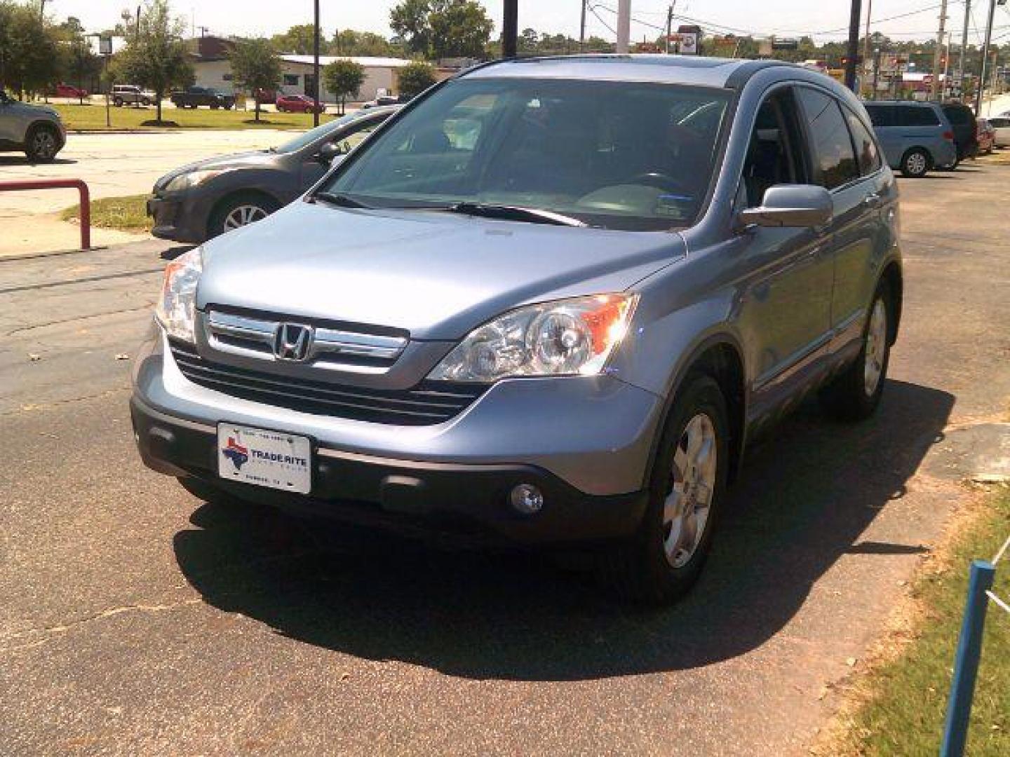 2008 Royal Blue Pearl Honda CR-V EX-L 4WD AT with Navigation (JHLRE48788C) with an 2.4L L4 DOHC 16V engine, 5-Speed Automatic transmission, located at 116 N. Frazier Street, Conroe, TX, 77301, (936) 647-0690, 30.308662, -95.460480 - Photo#3