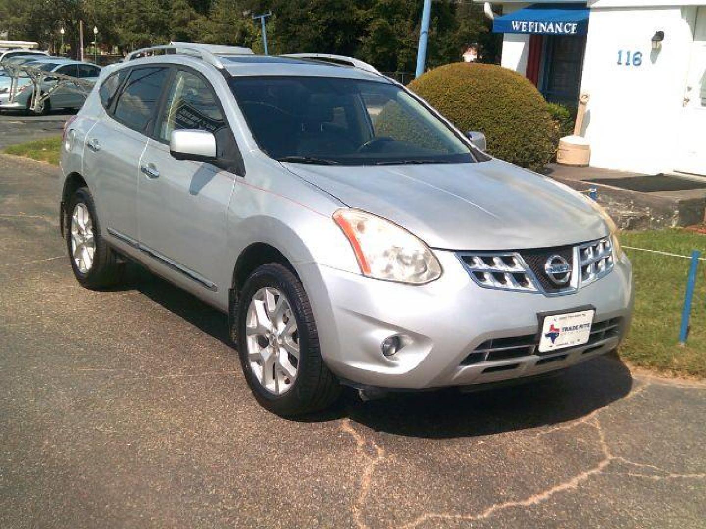 2012 SILVER /BLACK LEATHER Nissan Rogue SL AWD (JN8AS5MV4CW) , AUTOMATIC transmission, located at 116 N. Frazier Street, Conroe, TX, 77301, (936) 647-0690, 30.308662, -95.460480 - Photo#1