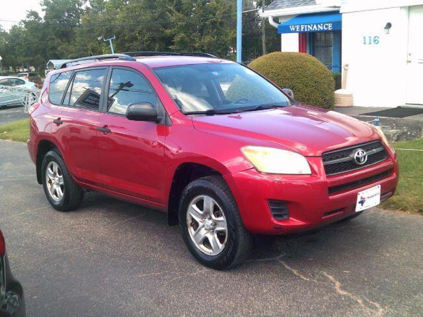 2010 Barcelona Red Metallic /Ash Cloth Interior Toyota RAV4 Base I4 2WD (JTMZF4DV8AD) with an 2.4L L4 DOHC 16V engine, 4-Speed Automatic transmission, located at 116 N. Frazier Street, Conroe, TX, 77301, (936) 647-0690, 30.308662, -95.460480 - Photo#1